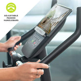 Fitness 130 Upright Stationary Cardio Home Workout Cycling Exercise Bike