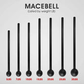Steel Mace Bell for Strength Training - Support Full Body, Muscles, Shoulder, Grips & Forearms Workouts to Rehabilitation, Stretching 5, 7, 10, 15, 20, 25, 30Lb for Woman & Man