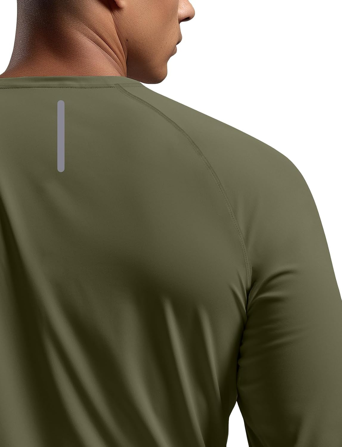 Mens Long Sleeve Workout Shirts Moisture Wicking Running Athletic Sport Performance T-Shirt Lightweight SPF Sun Shirt