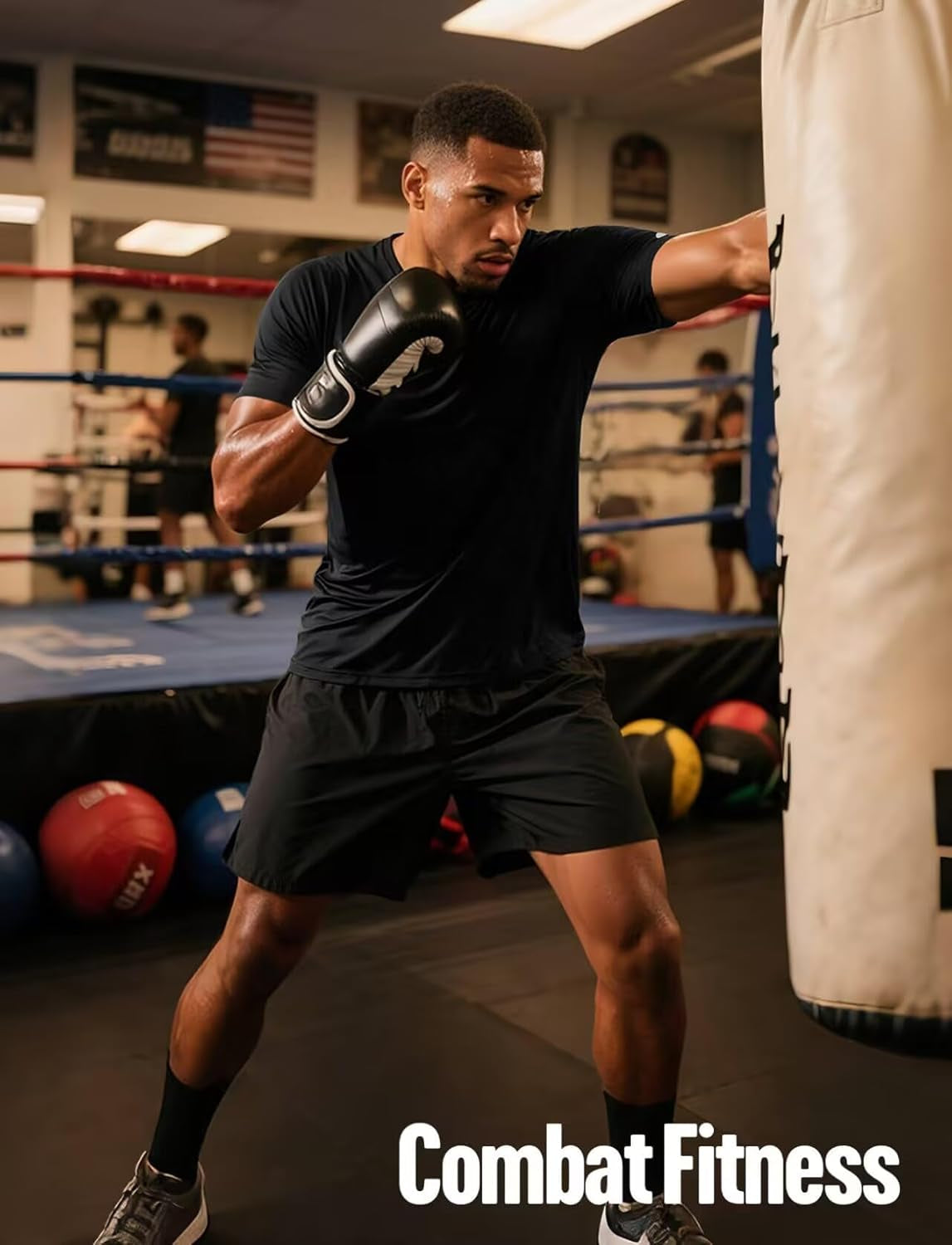 Athletic Shirts for Men Short Sleeve Quick Dry Workout Running Gym Sport Exercise Tee Moisture Wicking