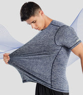 Athletic Shirts for Men Short Sleeve Quick Dry Workout Running Gym Sport Exercise Tee Moisture Wicking