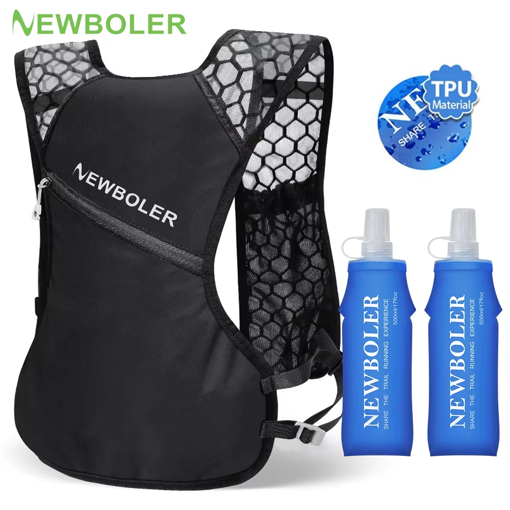 Outdoor Trail Running Backpack Ultralight Women Men Running Race Hydration Vest Running Bag for Marathon Hiking