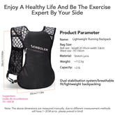 Outdoor Trail Running Backpack Ultralight Women Men Running Race Hydration Vest Running Bag for Marathon Hiking