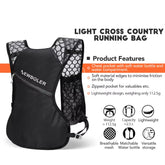 Outdoor Trail Running Backpack Ultralight Women Men Running Race Hydration Vest Running Bag for Marathon Hiking