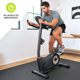 Fitness 130 Upright Stationary Cardio Home Workout Cycling Exercise Bike