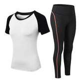 2023 Sports Woman Sportswear Yoga Set Tracksuit for Women Leggings+Gym Top Fitness Gym Suits Sport Clothing