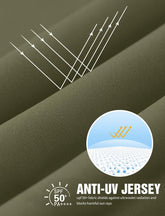 Mens Long Sleeve Workout Shirts Moisture Wicking Running Athletic Sport Performance T-Shirt Lightweight SPF Sun Shirt