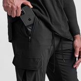 Mens Lightweight Joggers Pants, Cargo Athletic Sweatpants for Men, Slim Workout Pants with Pockets