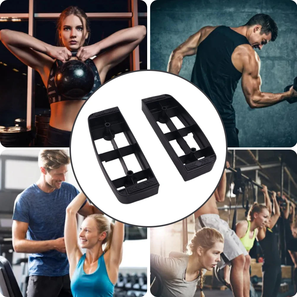 1Pair Fitness Step Pedal Base Adjustable Aerobic Fitness Stepper Base Fitness Equipment Accessory